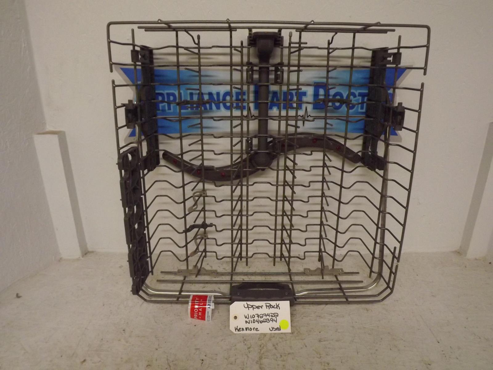Kenmore Dishwasher W10727422 W10462394 Upper Rack Used Kenmore Dishwasher W10727422 W10462394 Upper Rack Used